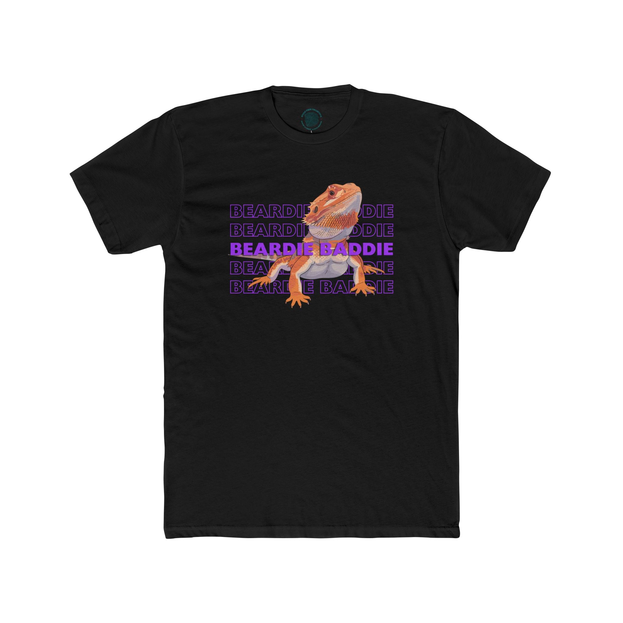Bearded Baddie T‑Shirt — Cute Bearded Dragon Graphic Tee