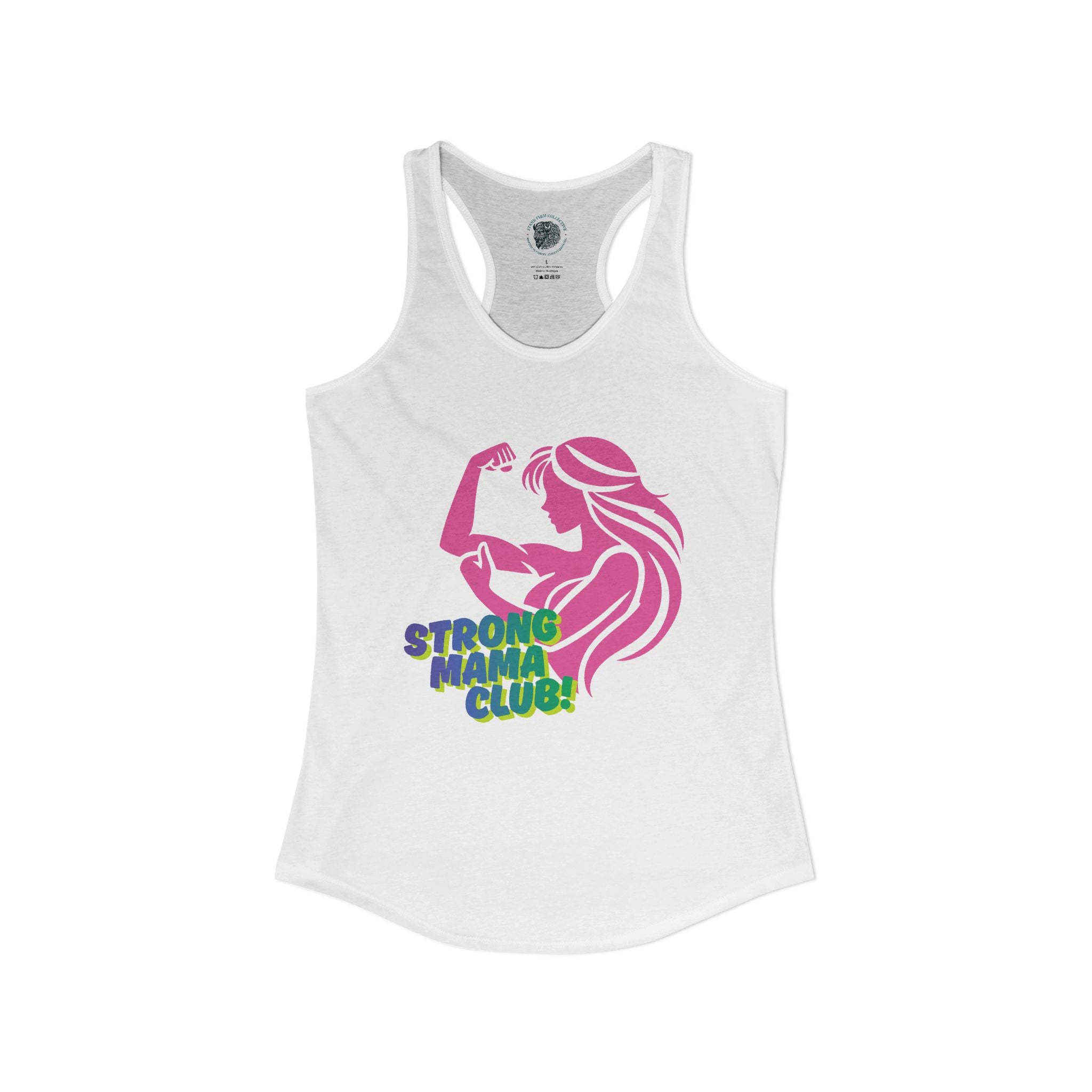 Strong mama club! tank top