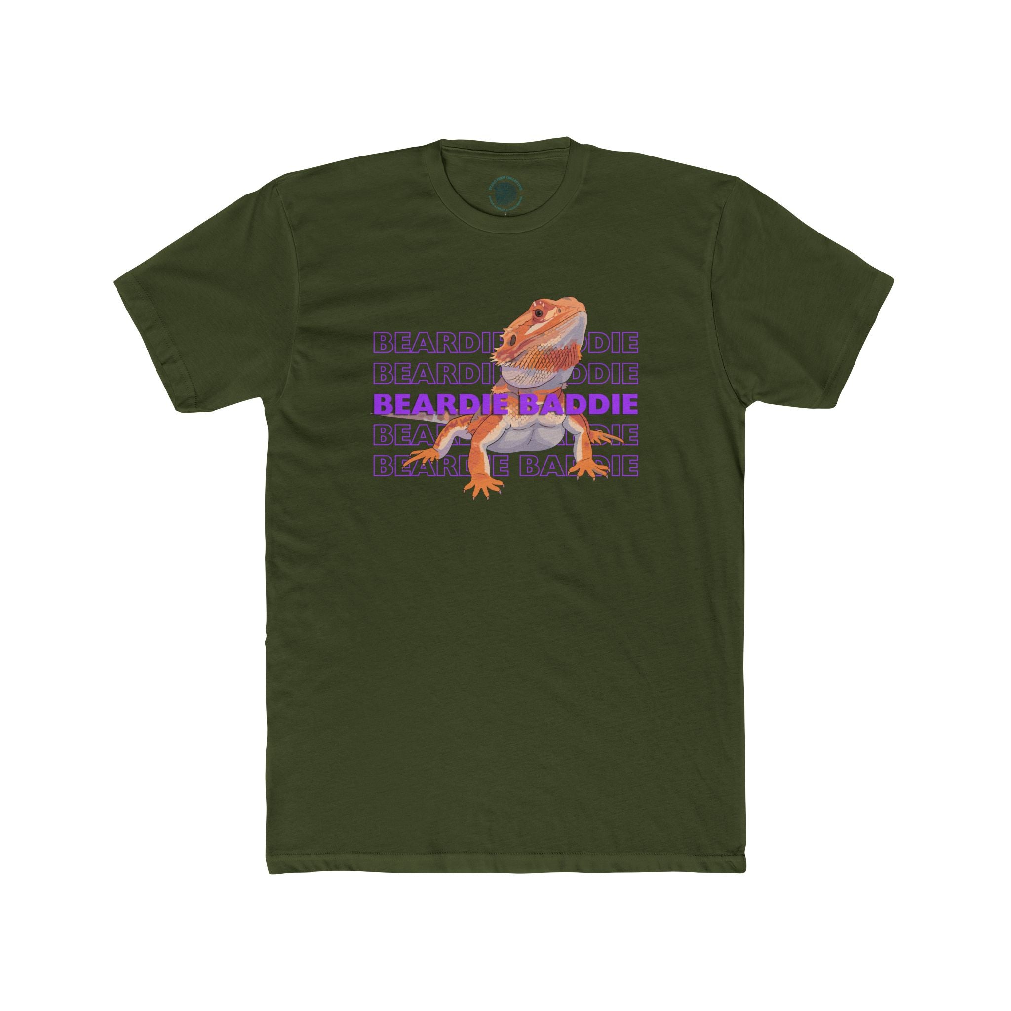 Bearded Baddie T‑Shirt — Cute Bearded Dragon Graphic Tee