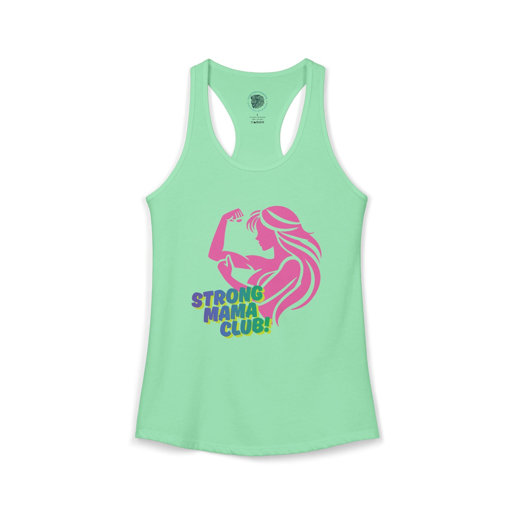 Strong mama club! tank top